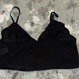 Aerie Black Lace Bralette
